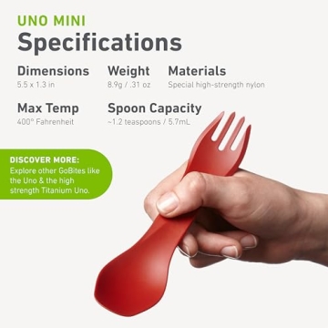 humangear GoBites Uno Mini 3-Pack Travel Utensils