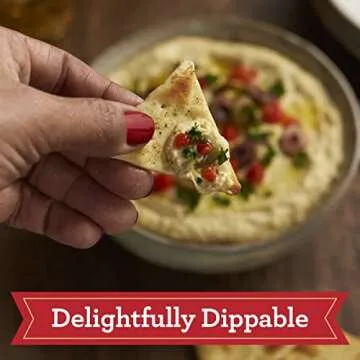 Town House Pita Crackers Oven Baked Crackers, Party Snacks, Mediterranean Herb, 9.5oz Box (1 Box)