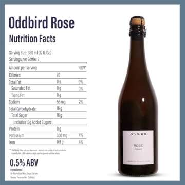 Oddbird Sparkling Non-Alcoholic Rose for Celebrations