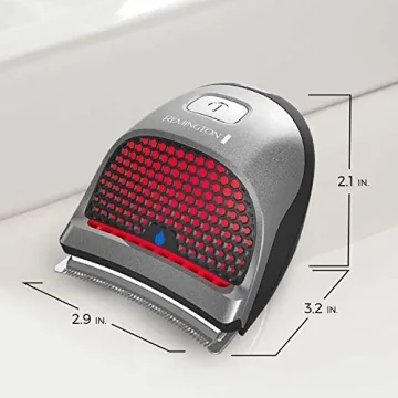 Remington Shortcut Pro Self-Haircut Trimmer Kit, Waterproof Cordless Electric Razor for Head, Beard, and Body, Curved Blades and 9 Trimmer Lengths, Head Shaver, 5-Minute Quick-Charge, 14-Piece Set