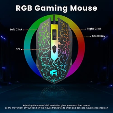 Dell Gaming OptiPlex i7 PC with RGB Monitor and Accessories