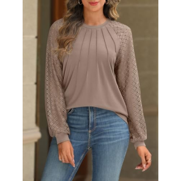 AUTOMET Long Sleeve Lace Shirts - Fall Fashion 2024