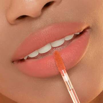 ETUDE Fixing Tint #03 Mellow Peach | Long Lasting High Pigmented Liquid Lipstick |Waterproof Lightweight Matte Finish Lip Stain| Full Coverage
