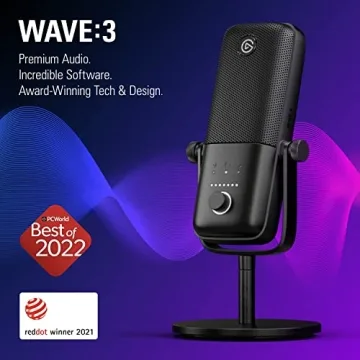 Elgato Wave:3 USB Microphone for Streaming and Podcasting