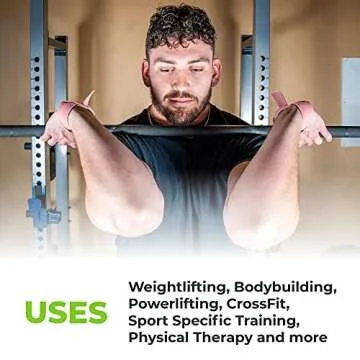 Gradient Fitness Lifting Straps | Wrist Straps for Weightlifting, Deadlift Straps,Lifting Straps for weightlifting,Straps for weight lifting,Weight Lifting Straps for Men/Women,Gym Lifting Grips (P)