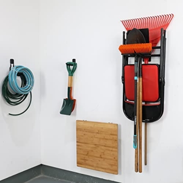 Wallmaster Wall Mount Garage Hooks for Heavy Duty Storage
