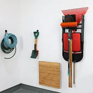 Wallmaster Wall Mount Garage Hooks for Heavy Duty Storage