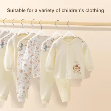 Wellong Baby Clothes Hangers - 14 Pack Velvet Clips