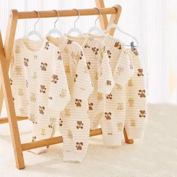 Wellong Baby Clothes Hangers - 14 Pack Velvet Clips