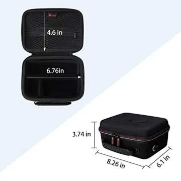 XANAD Black Case for Sony Alpha ZV-E10/ZV-E10L/ ZV-1/ZV-1F Camera Vlogger Accessory Kit Tripod (GP-VPT2 BT) and Microphone - With Shoulder Strap