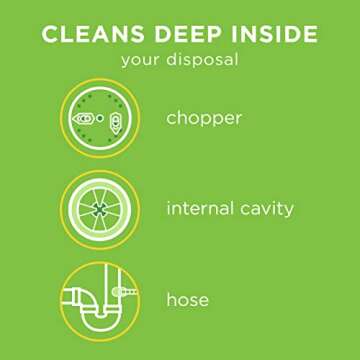 Affresh Garbage Disposal Cleaner, Removes Odor-Causing Residues, 3 Tablets