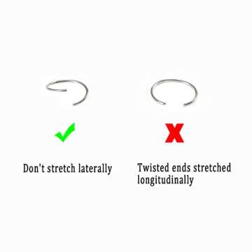 Leeven Hair Jewelry Hair Rings, 200 Pieces, Various Gold Styles Metal, for Braids, Hair Hoops For Women