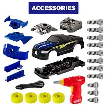 Racing Car Toy with Drill - STEM Educational Fun