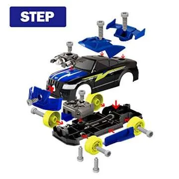 Racing Car Toy with Drill - STEM Educational Fun