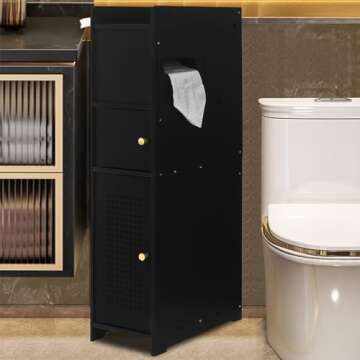 AOJEZOR Bathroom Storage Cabinet for Small Spaces