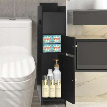 AOJEZOR Bathroom Storage Cabinet for Small Spaces