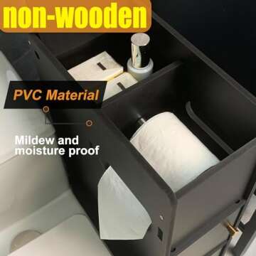 AOJEZOR Bathroom Storage Cabinet for Small Spaces