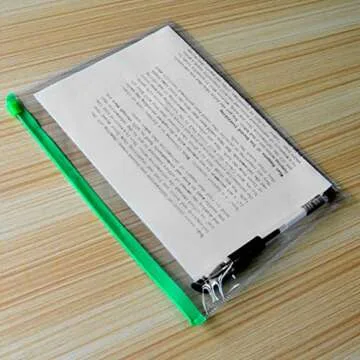 baotongle 50 PCS Colorful PVC Zip Storage Bags