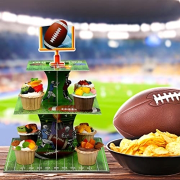 Super Football Bowl Party Decoration Cupcake Stand