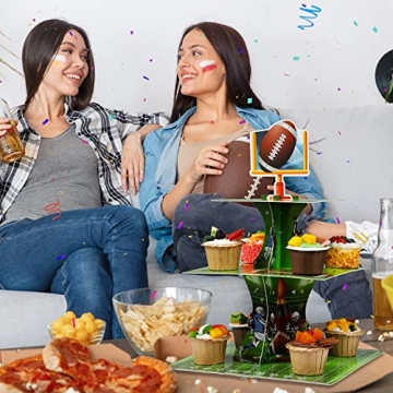 Super Football Bowl Party Decoration Cupcake Stand