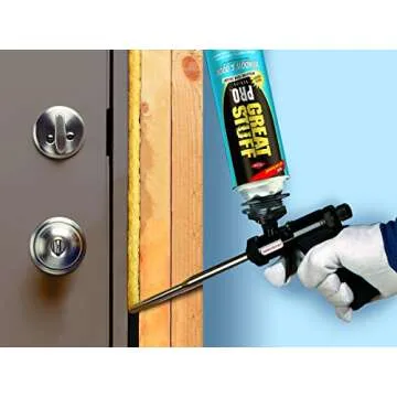 GREAT STUFF PRO Window & Door Gap Filler | Gun-Applied Insulating Foam Sealant, 20 oz. Can – Yellow