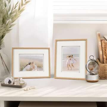 Afuly 5x7 Picture Frame Set for Home Decor and Gifts