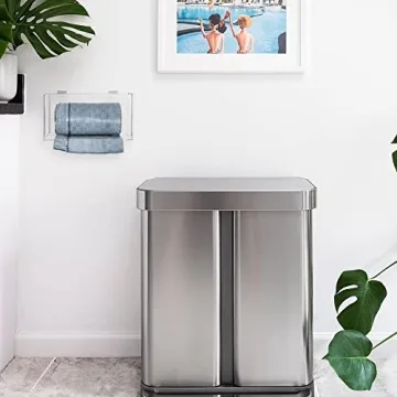 Aphbrada Clear Acrylic Trash Bag Dispenser Roll Holder