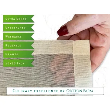 Premium Unbleached Cotton Cheese Cloth for Straining