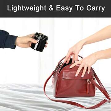 Vumdua Eyelash Glue Storage Tank, Activated Carbon Sealed Leak-proof Jar Container for Lash Extension Extension, Grafting Eyelash Supplies