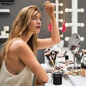 Vumdua Eyelash Glue Storage Tank, Activated Carbon Sealed Leak-proof Jar Container for Lash Extension Extension, Grafting Eyelash Supplies