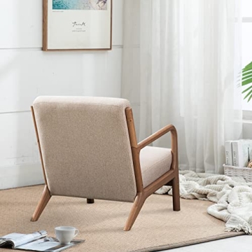 Comfy Mid Century Modern Accent Chair for Living Room