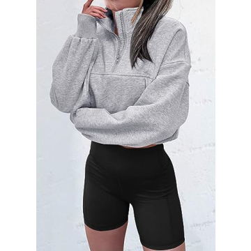 KIRUNDO Fall Crop Sweatshirts - Stylish Comfort for Women