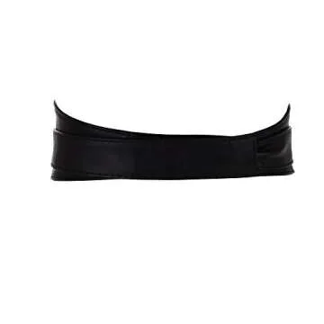 Aecibzo Women's Stylish PU Leather Tie Belt for Outfits