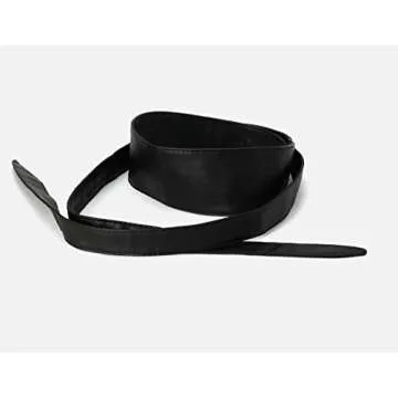 Aecibzo Women's Stylish PU Leather Tie Belt for Outfits