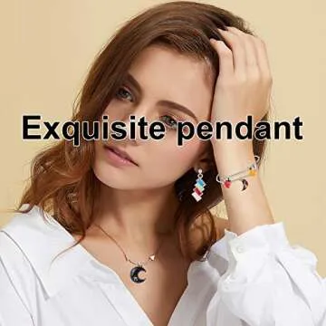 SANNIX 350Pcs Bracelet Charms for DIY Jewelry Making