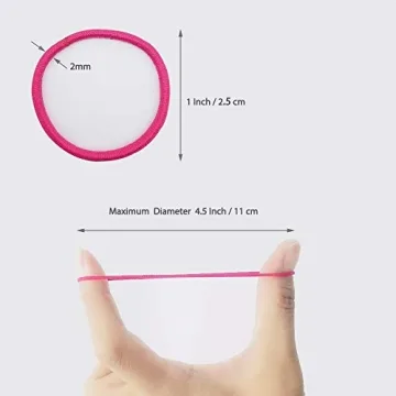 200pcs Vibrant Hair Ties for Toddlers Durable Elastic Bands