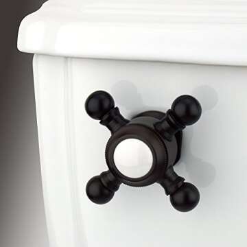 Kingston Brass KTBX5 Buckingham Toilet Tank Lever, 2-7/8-Inch, Oil Rubbed Bronze