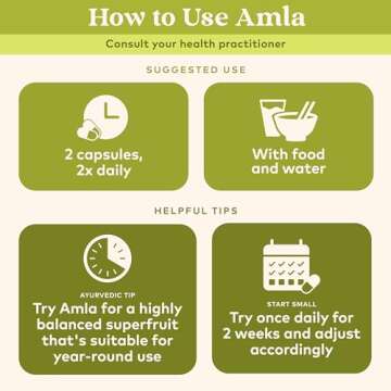 ORGANIC INDIA Amla Capsules Organic - Indian Gooseberry Herbal Vitamin Supplement, Amla Supplement, Immune Support, Vegan, Gluten-Free, Ayurvedic, Antioxidant, Non-GMO - 90 Capsules