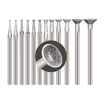 Luo ke Bowl Shape Diamond Burr Set for Precision Artistry