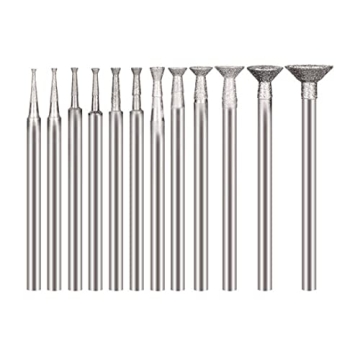 Luo ke Bowl Shape Diamond Burr Set for Precision Artistry