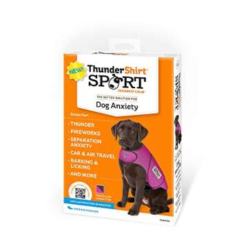 ThunderShirt for Dogs, X Large, Fuchsia Sport - Dog Anxiety Relief Calming Vest