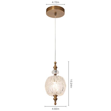 TLOLGT Antique Pendant Light for Kitchen & Dining