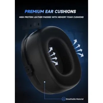 RYR USB Gaming Headset with RGB Lights and 7.1 Surround Sound