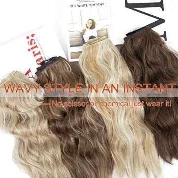 Clip-in Natural Hair Extensions for Effortless Glamour