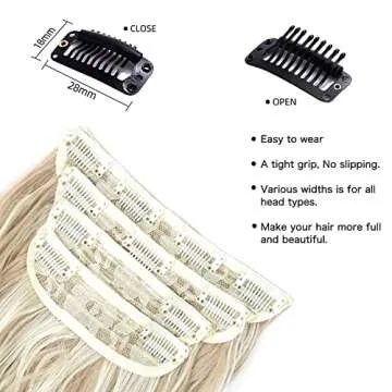 Clip-in Natural Hair Extensions for Effortless Glamour
