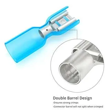 150 PCS Wire Spade Connectors - Quick Disconnect, Heat Shrink