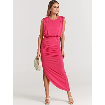 ANRABESS Summer Sleeveless Maxi Dress for Women