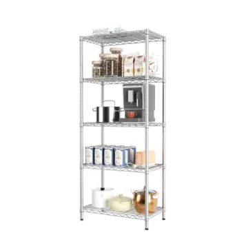 SINGAYE 5-Tier Heavy Duty Adjustable Metal Storage Shelves