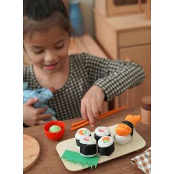 HABA Soft Sushi Play Food Set for Toddlers 3-5