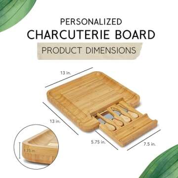 Personalized Bamboo Charcuterie Boards for Every Occasion